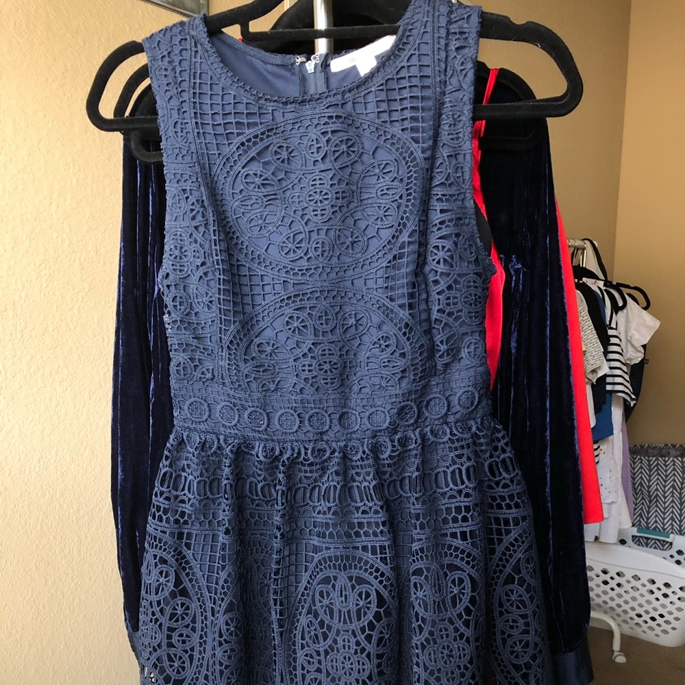 Navy blue dress